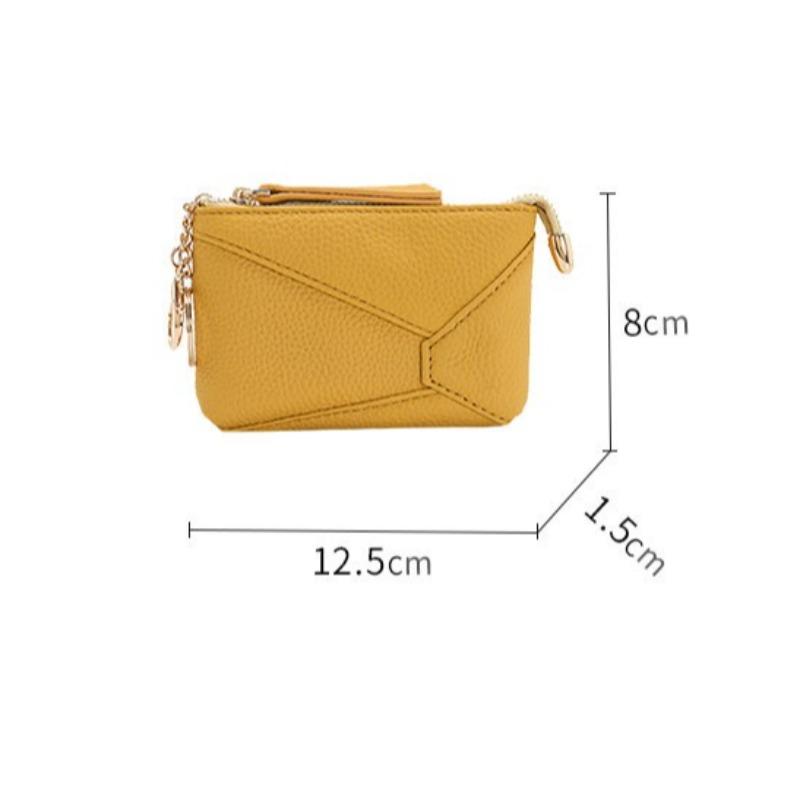 Простая сумка для смены geometric splicing card bag key lipstick earphone storage