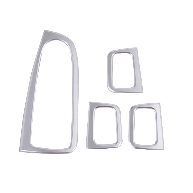 Автомобиль-Стайлинг, внутренняя отделка, кнопка подъема окна, переключатель, блестки, ABS, углеродное волокно/серебристый для Mercedes Benz New C Class W205