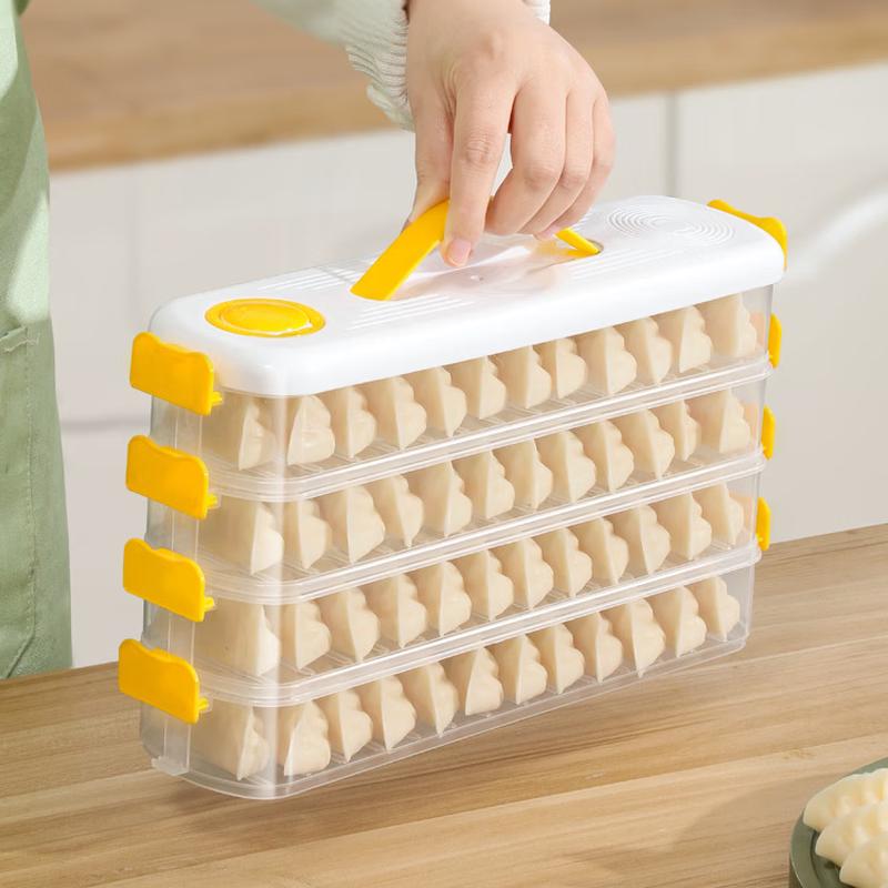 Stackable Multi-Layer Dumpling Freezer Storage Box