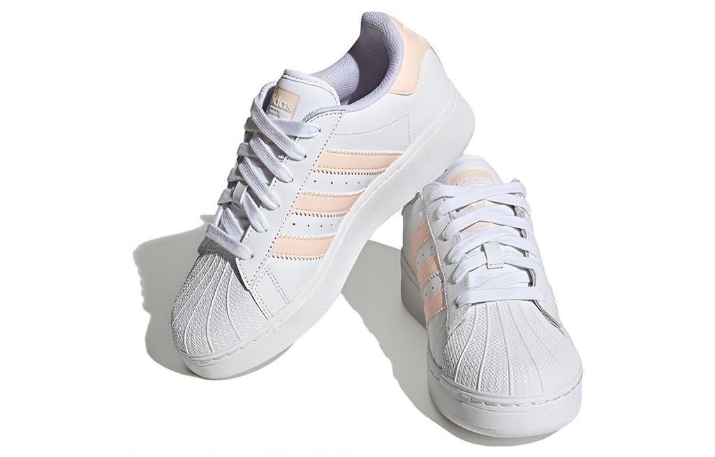adidas Оригинальные кроссовки Superstar Xlg 'Cloud White Bliss Orange' Женские IF3004
