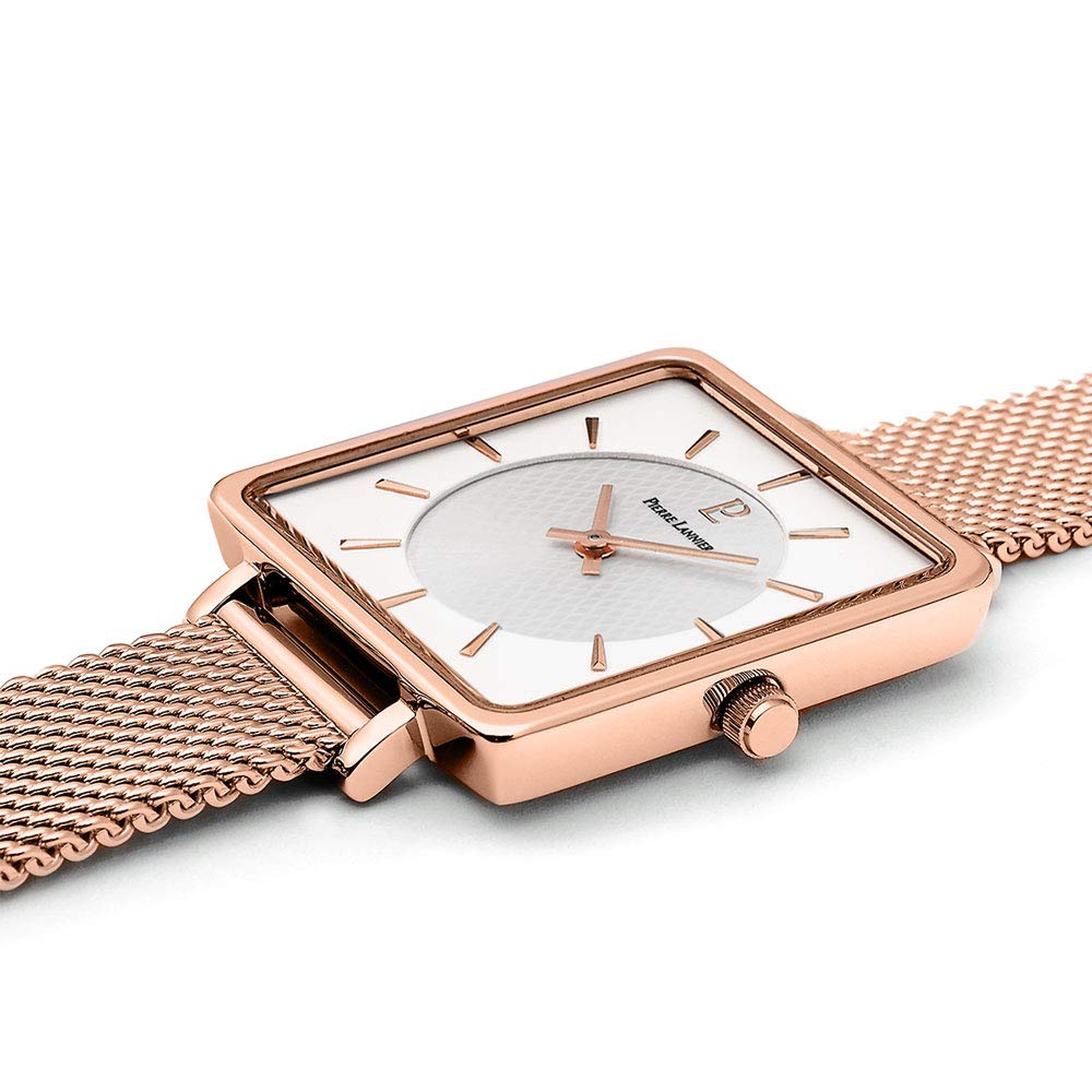 Часы Pierre Lannier Rekare Collection Mesh Belt P008F928 Импортные розовое золото x белый [Pierre Lannier] Женские [Обычный продукт]