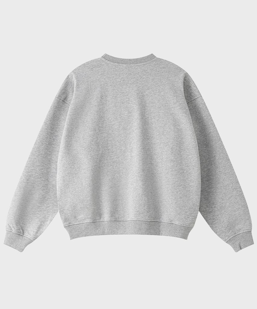 SAINTPAIN Sp Police Heavyweight Oversized Sweatshirt Melange Gray
