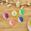 10/30/50pcs 3.8cm Hollow PET Plastic Interactive Cat Toys Training Tools Throw Ball Pet Supplies
