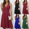 Женское повседневное летнее повседневное французское тонкое вечернее платье без бретелек свободное пляжное платье