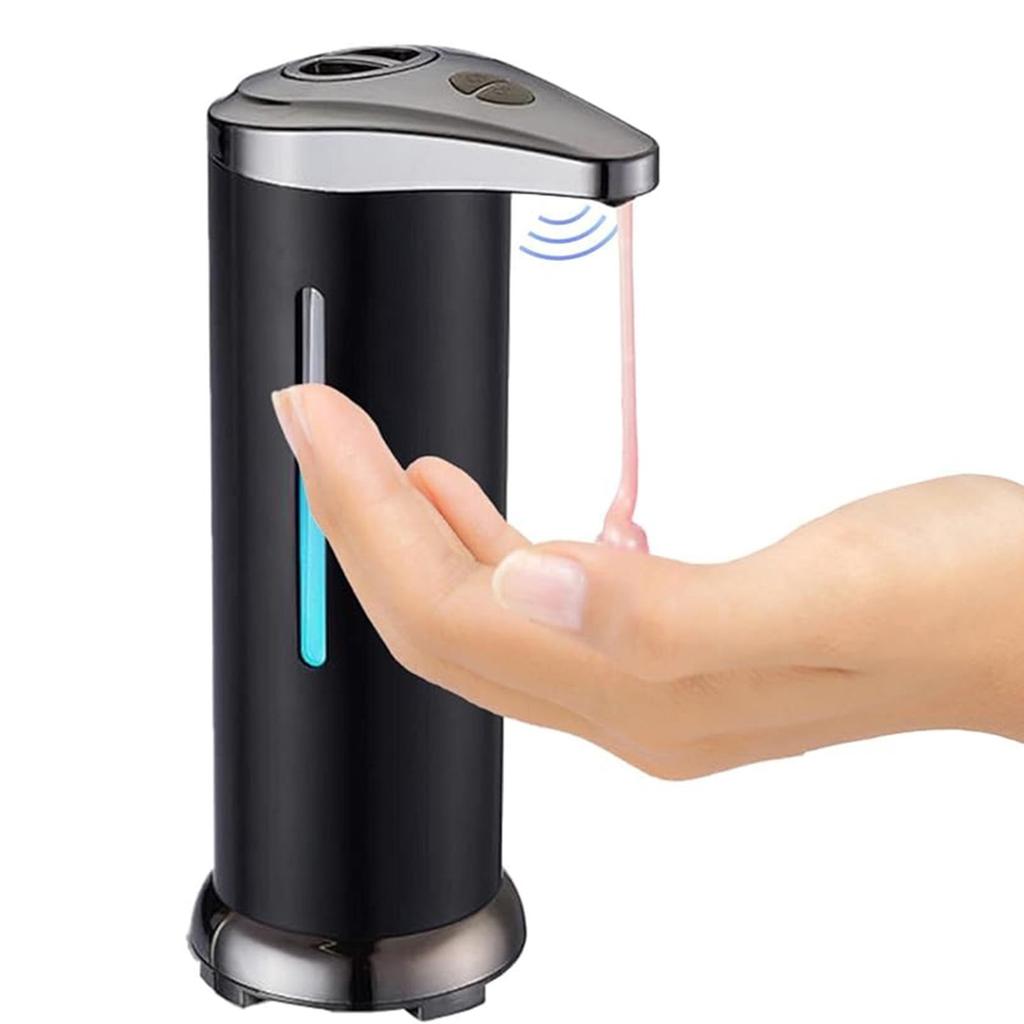 Автоматический инфракрасный дозатор мыла, дозатор мыла, бесконтактный дозатор мыла из нержавеющей стали с водонепроницаемым основанием для ванной комнаты, кухни, отеля