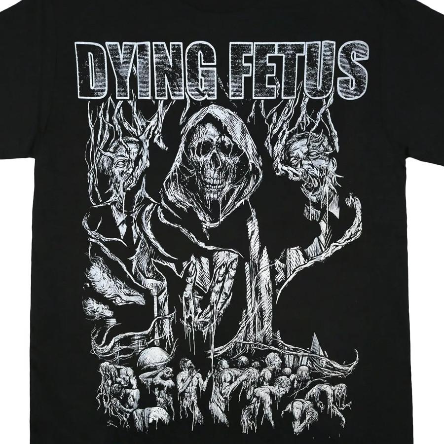 В тренде Футболка черная с изображением обложки альбома группы Dying Fetus ТИШКА Все размеры XA871 Унисекс Футболка