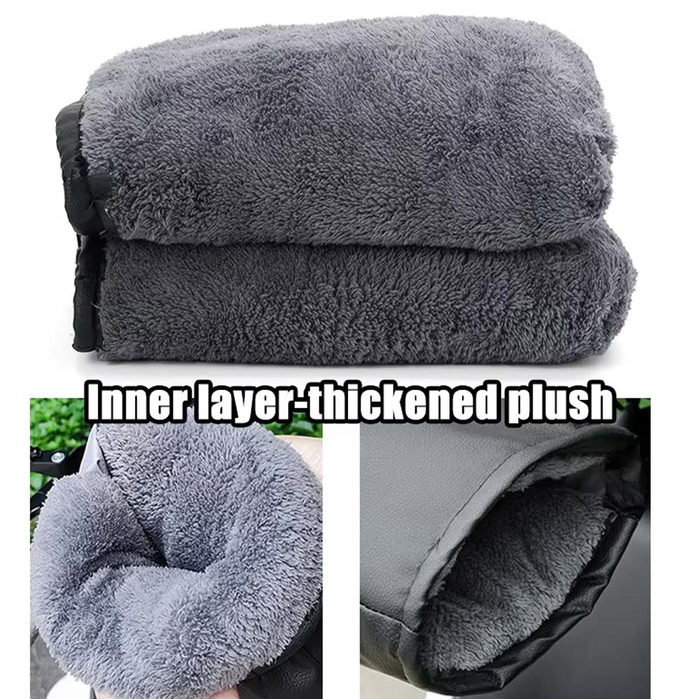 Мотоциклетные рули Муфты Зимнее снаряжение Варежки Теплые перчатки Водонепроницаемые наручники Чехол на ручку велосипеда Чехлы для рук Грелки