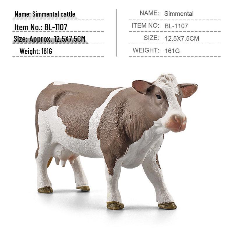 Набор миниатюрных моделей сельскохозяйственных животных для трансграничной торговли: Куры, Утки, Гуси, Коровы и другие