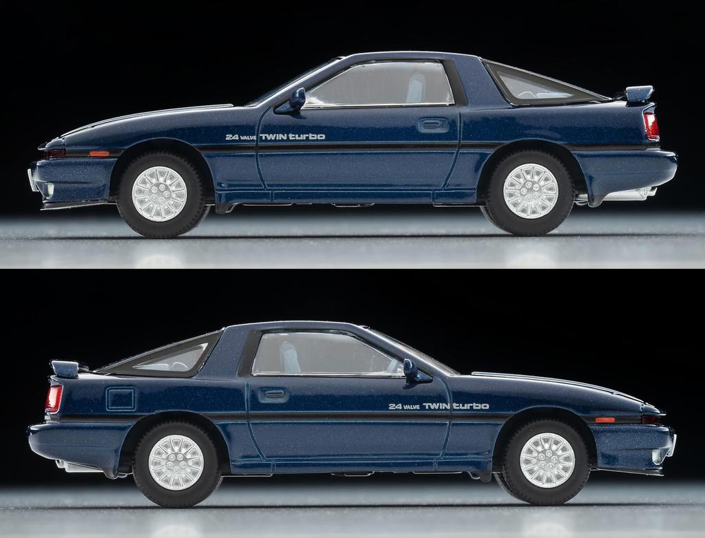 Tomica Limited Vintage Neo LV-N106f Toyota Supra 2.0 GT Twin Turbo Navy Blue 87 Year Готовый продукт