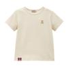 Short One Made In Going To Going To Ivory [MIKI HOUSE] T-shirt, Sleeve, Plain, Bear, Point, Simple, Japan, Boys, Girls, Babies, Kids, Children's