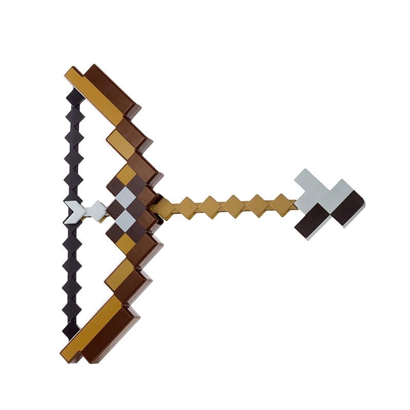 Minecraft Plastic Bow And Arrow Toy For Kids Durable And Fun Minecraft-themed Playtime