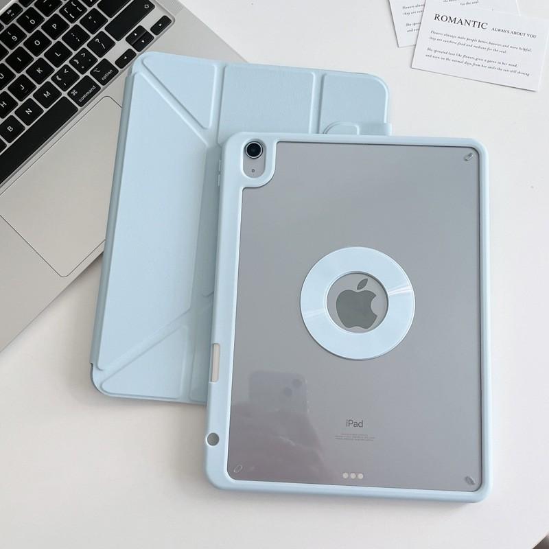 Magnetic Flip Case IPad 11 2026 With 360 Rotation Stand Full Coverage Shockproof Cover In Acrylic Slim Design