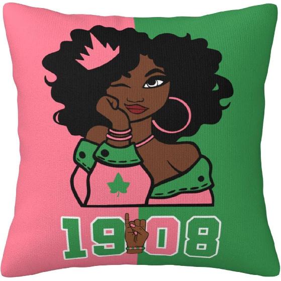 Pillows Sorority Gifts Pillow Covers Pillowcases Double-Sided 18x18
