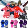 Children Kids Non-slip Snow Snowboard Windproof Waterproof Children Ski Gloves Long-sleeved Mitten