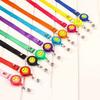Cartoon Smileface 1.5cm Wide Lanyard Neck Strap +Retractable Card Holder for ID Cards Work Badges Security Passes & Key Cards