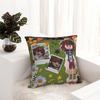 Claire Miss Circle Cartoon Pillow Case Fundamental Paper Education Cushion Covers Creative Decor Pillowcase For Home 40*40Cm