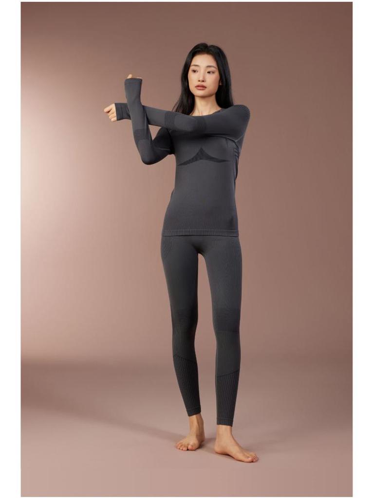 Мужской и женский быстросохнущий горнолыжный костюм: Компрессионный базовый слой для зимних видов спорта