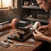 Adjustable Speed Mini Electric Polishing Machine Dual Wheel Sharpener  Deburring Work