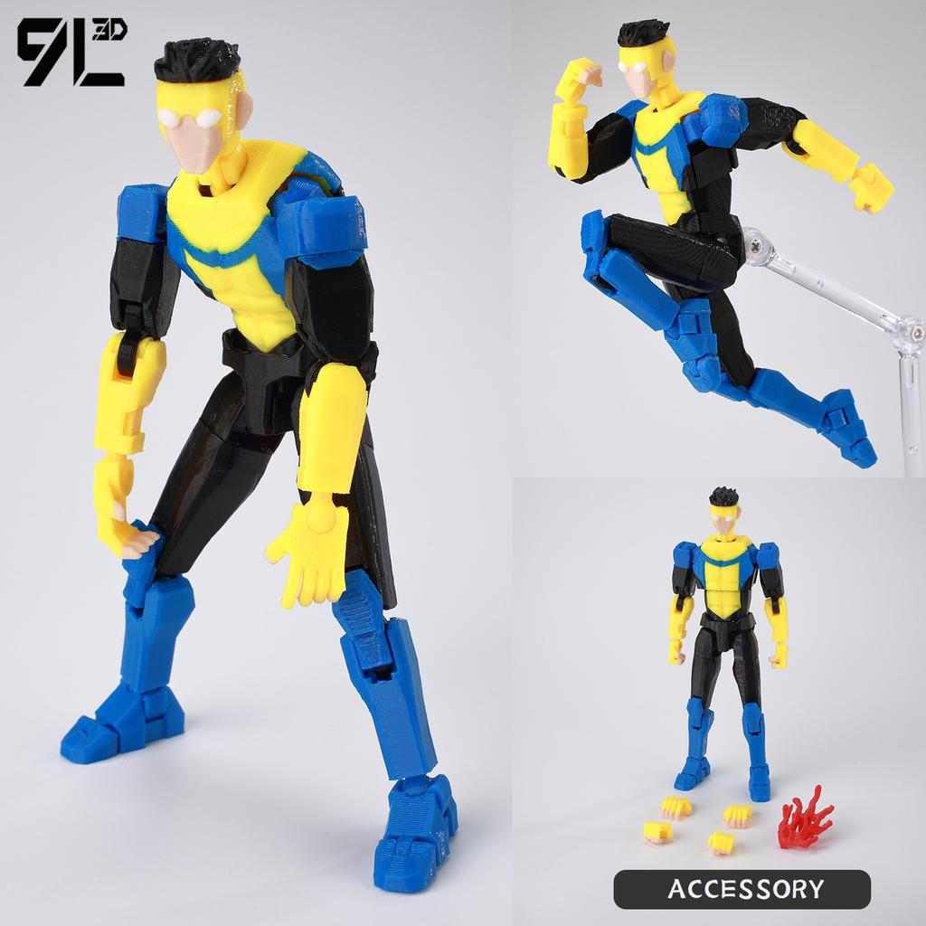 9L3D Printe Dummy13 T13 Непобедимый Марк Грейсон Пуленепробиваемый Марк Грейсон Фигурка Действия Аниме Коллекционная Модель Игрушка Для Детей Подарок