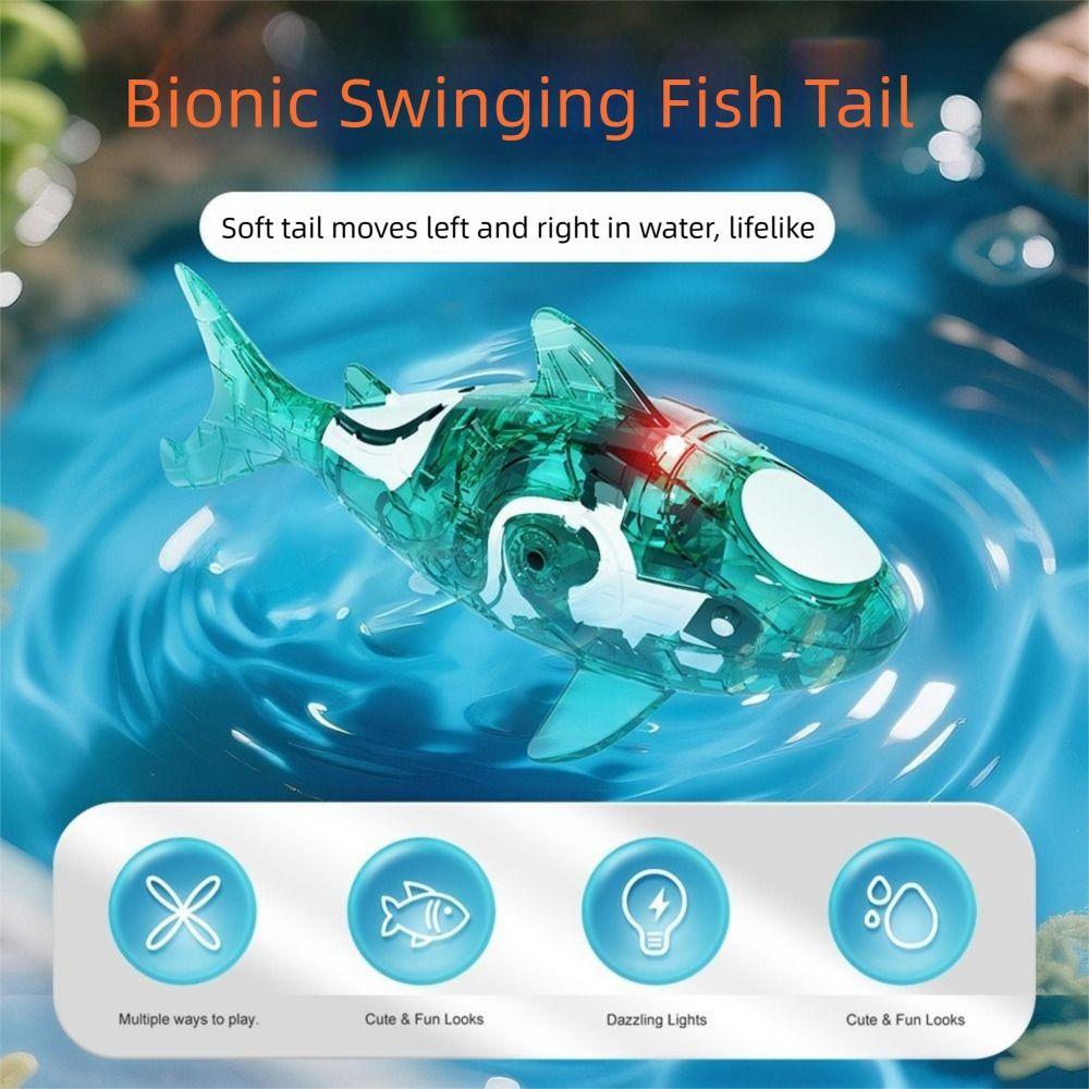 Swinging Electric Pet Fish Plastic Realistic Toy Fish Realistic Swinging Shark Toy Home Decoration