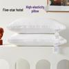 All-Cotton High-Elastic Neck Support Pillow for Hotels and Homes