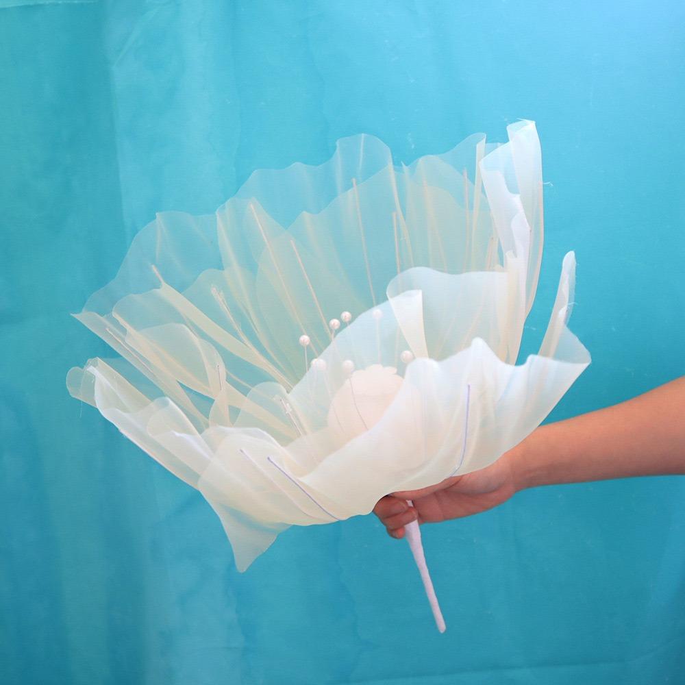 40/50cm Fake Flower Hollow Artificial Flowers Window Display Big Simulation Flower Wedding