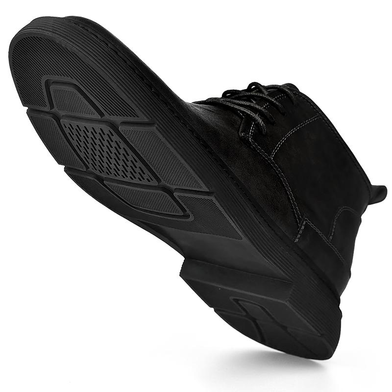 Мужские ботинки чукка, повседневные нарядные ботильоны, полусапоги, кожаная обувь для мужчин, классическая мужская деловая рабочая обувь