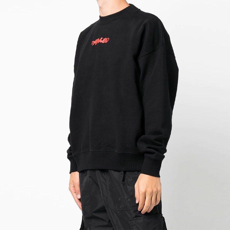OFF WHITE Стрелка Напечатанная на холсте Толстовка OMBA054F21FLE0091084