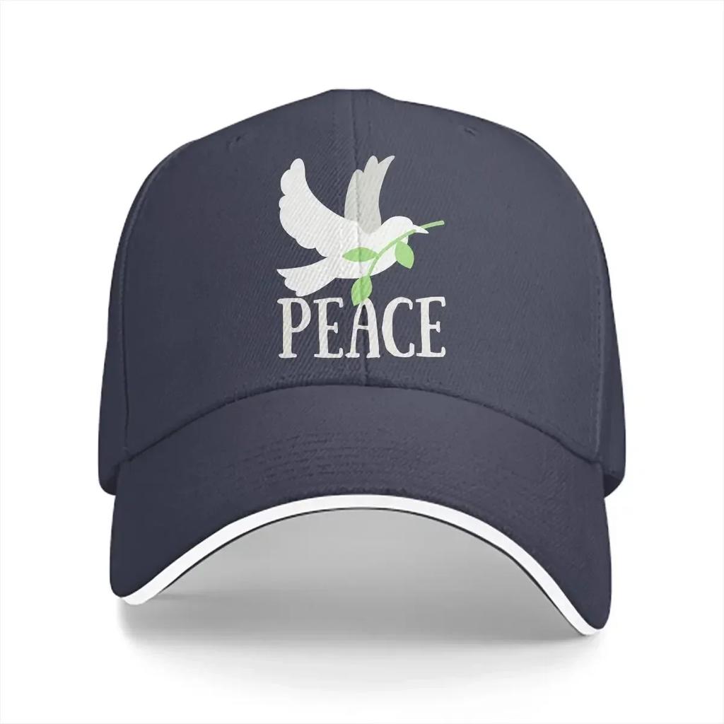 Бейсболка с оливковой ветвью Унисекс Кепки Козырек Защита Snapback Голубь мира Подарки Кепки