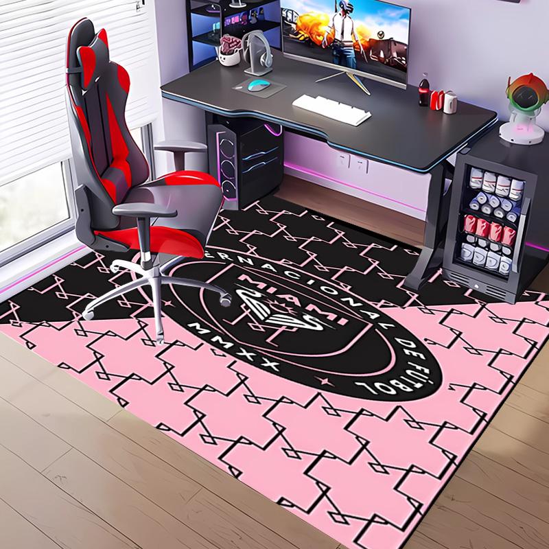 1pc Inter Miami CF Entrance Mat, Non-Slip Mat Area Rug,Room Decor, Outdoor Decor, Kitchen Rug,Doormat - Machine Washable, Easy to Clean