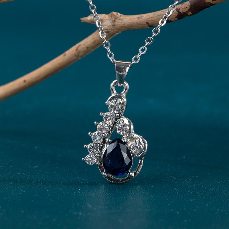 BELLA BOX Современное женское ожерелье с блестящим кубическим цирконием, свадебные аксессуары для помолвки, подарок, ювелирные изделия высокого качества