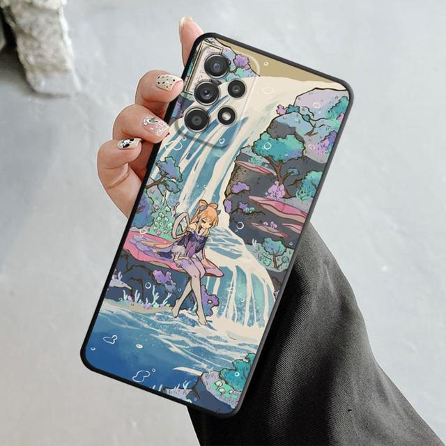 Чехол Game Genshin Impact Yan Fei Barbatos для Samsung Galaxy A14 A73 A53 A71 A51 A31 A33 A22 A12 A21s A13 A32 A52s A72 A52 A23