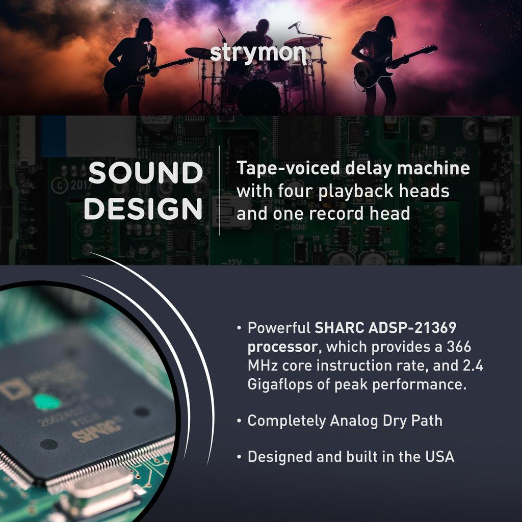 Strymon MAGNETO for Eurorack 4 heads dTape Echo Looper & []