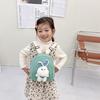 Pattern Rabbit Plush Childrens Backpack Outdoor Cartoon Mini Bag Storage