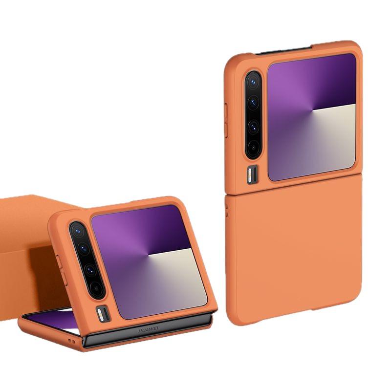 Новый складной защитный чехол для телефона Huawei Pura X с ощущением кожи - Полное покрытие, Защита от падений, Жесткий корпус для всех полов