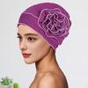Тюрбан Дышащая Эластичная Шапочка с Цветком Мешковатые Шапки для Пациента Рак