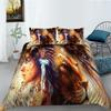Animal Series Bedding Two Or Three-Piece Set Polyester Wolf 3D Digital Printing