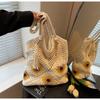 New Sunflower Straw Bag Women's Hand-woven Lazy Wind Leisure Vacation Shoulder Bag Large Capacity Commuting