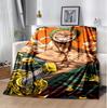 Zoro Flannel Blanket Soft Warm All-Season Throw, Design for Camping, Car Travel, Hiking Sofa, Bed, Office Perfect Gift for Parties