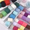 5M 3Rolls/Pack Handmade Frayed Edged Satin Chiffon Silk Ribbon For Wedding Invitation Wrapping Bouquets Birthday Party Gifts