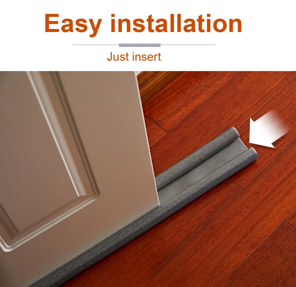 Уплотнитель низа двери Акустический Уплотнитель низа двери Ветрозащитный Блокирующий Дверной Водонепроницаемая Лента Акустическая Стеновая Панель