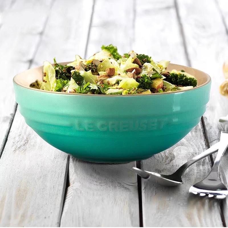 Le Creuset Cool Color Круглая миска Cerc для салата, супа, лапши, фруктов, риса, многофункциональная столовая посуда, французская, повседневная...