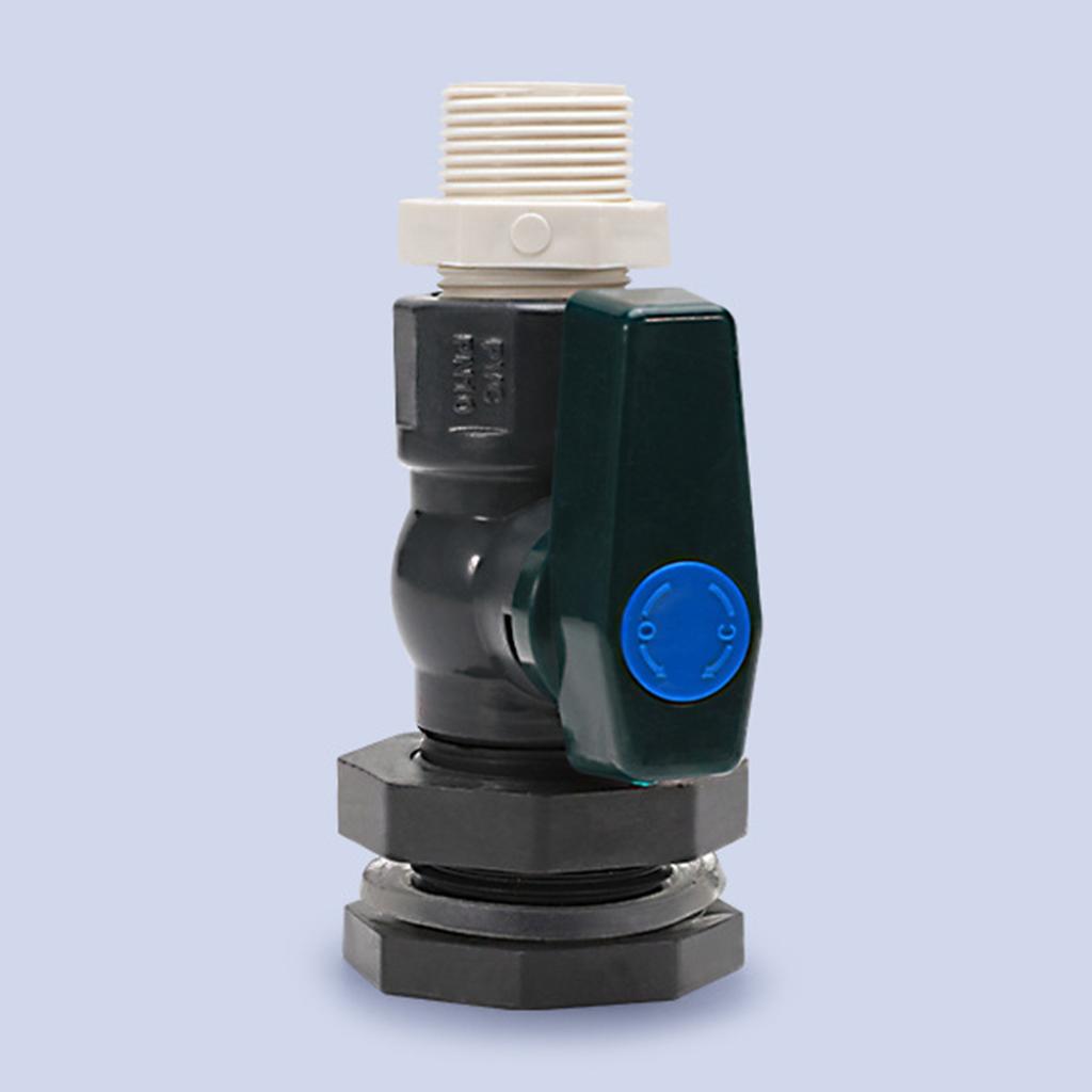 Durable Spigot Kit for Rain Barrels Quick Install Plastic Ball Valve Spigot Set for Home and Garden Water Systems