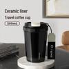 TOMIC 380ml Ceramic Lined Portable Travel Mug
