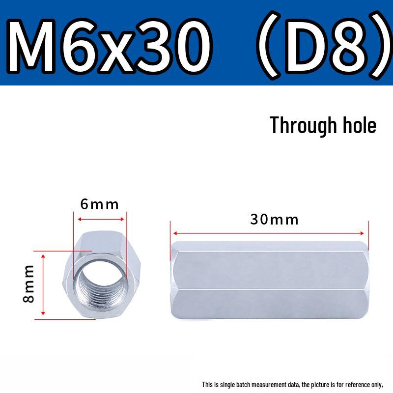 Шестигранный резьбовой спейсер с двойной резьбой из алюминиевого сплава M2/3x4.5/6
