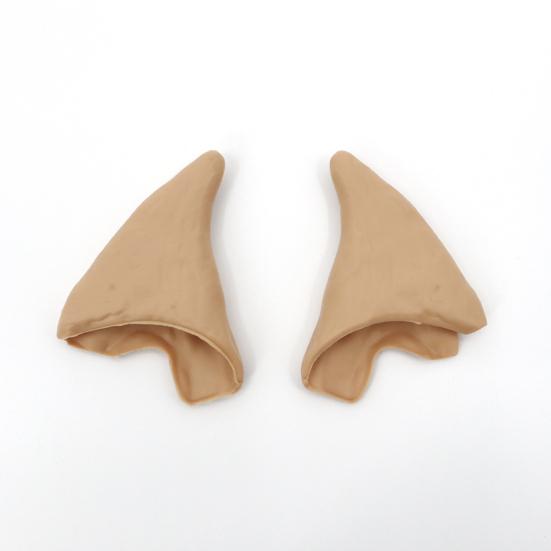 3 пары резиновых ушей эльфа, 10 см 12 см, декоративные уши для ролевых игр, косплей, фея пикси, мягкие заостренные кончики, вечерние аниме-одевания, костюм, аксессуары для макияжа