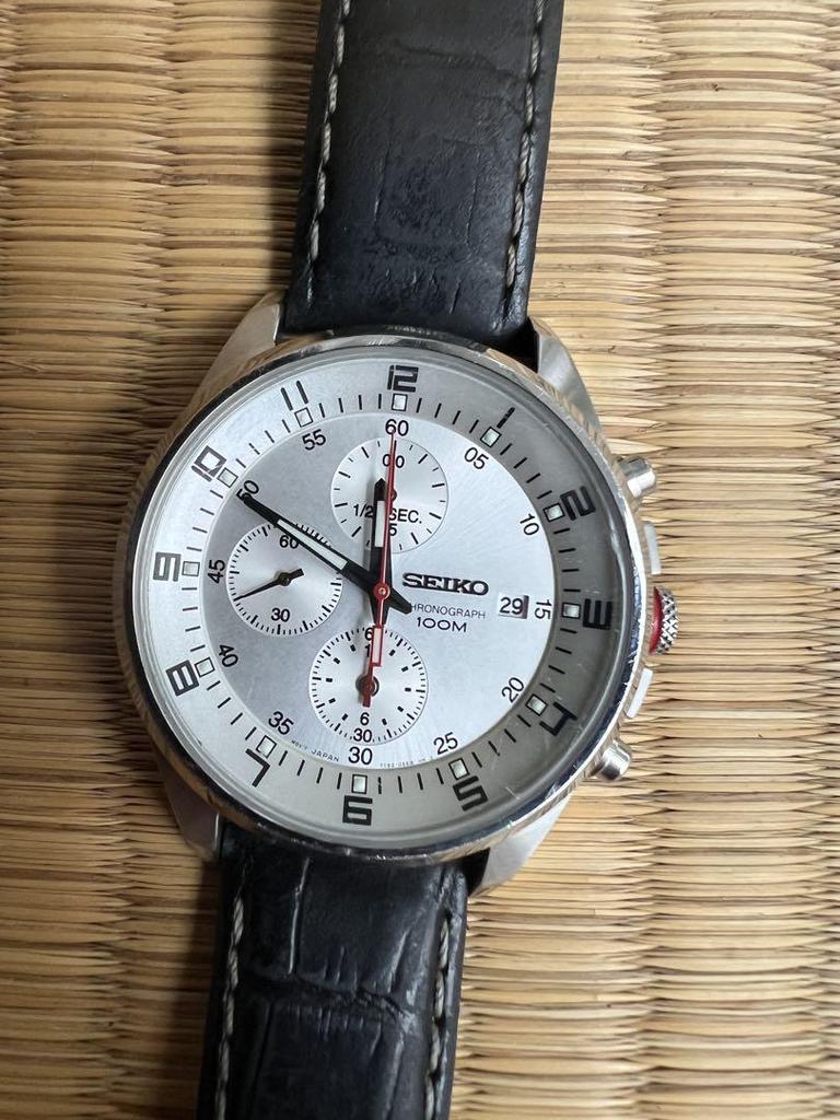 [USED] SEIKO Chronograph Watch 100m Water Resistant