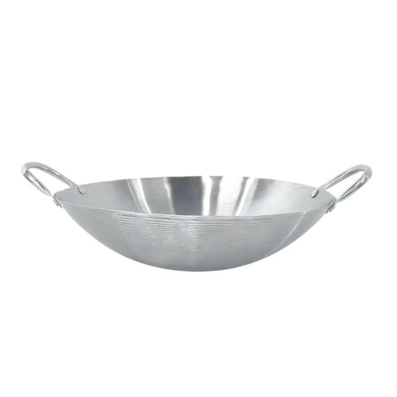 Yipan Stainless Steel Double Handle Wok