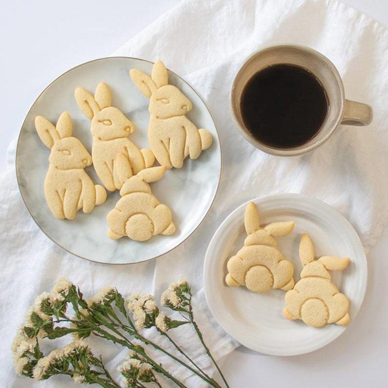 1/2 шт милый кролик формочки для печенья Diy форма для печенья кухонные аксессуары для выпечки