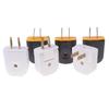 1/2Pcs Extension Cord Plug Replacement 16A 2 Prong Male End Electric Plug Rotatable Electrical Plug Extension Cord Plug